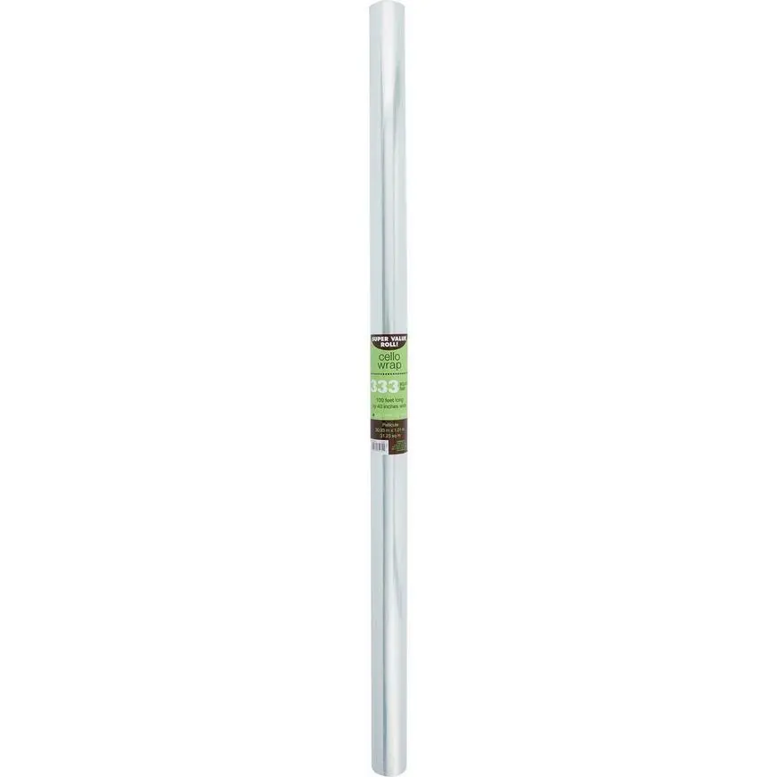 Jumbo Clear Cello Wrap - Image 2