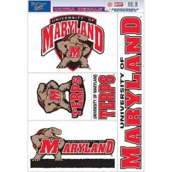 Maryland Terrapins Decals 5ct