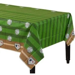 MLB Baseball Plastic Table Cover