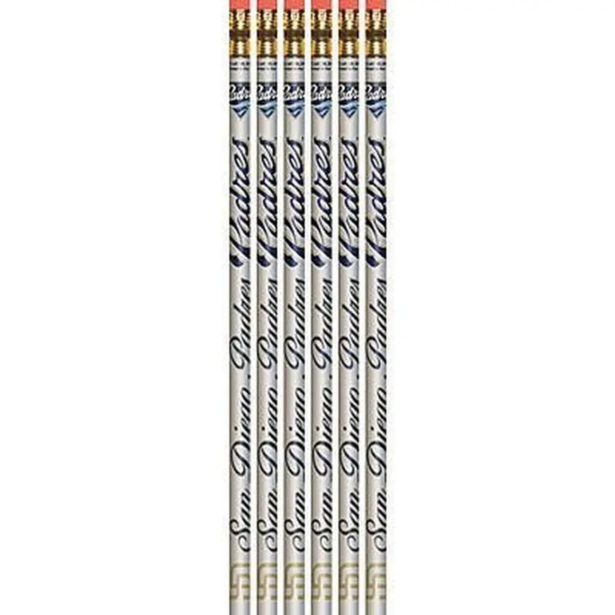 San Diego Padres Pencils 6ct