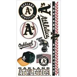 Oakland Athletics Tattoos 10ct