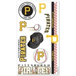 Pittsburgh Pirates Tattoos 10ct