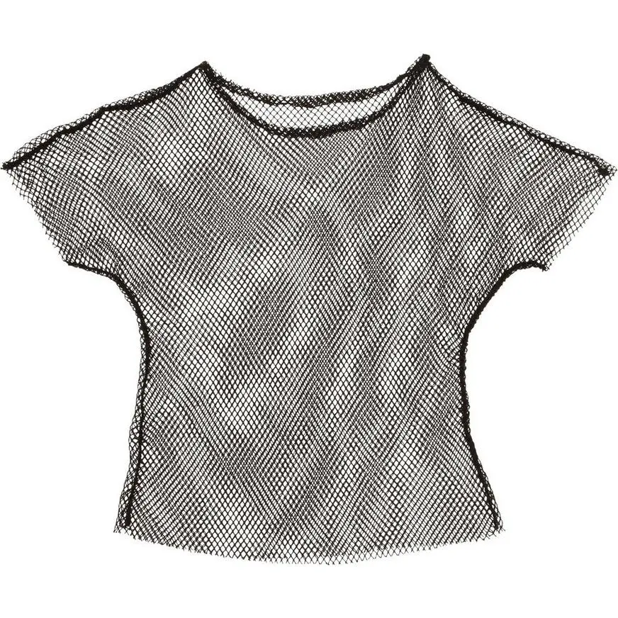 Black Fishnet T-Shirt - Image 2