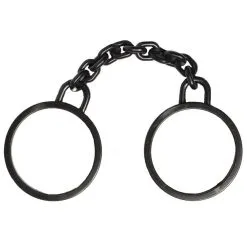 Black Rubber Shackles
