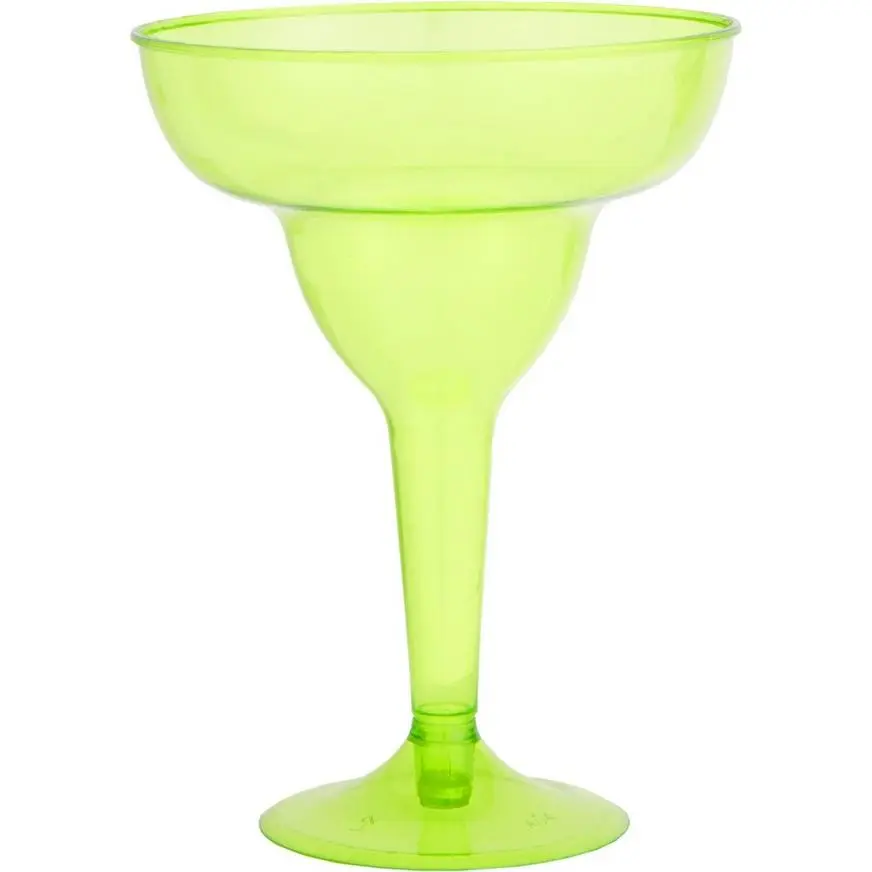 Fiesta Plastic Margarita Glasses 20ct - Image 2