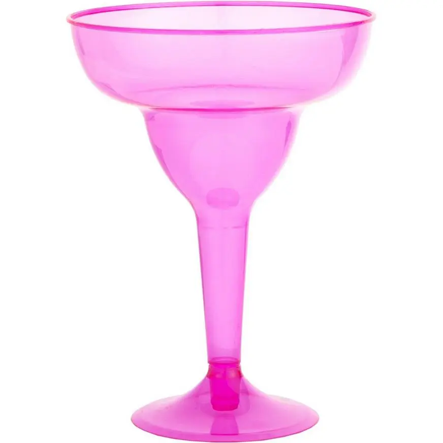 Fiesta Plastic Margarita Glasses 20ct - Image 3