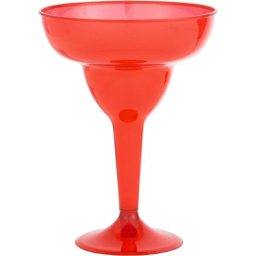 Fiesta Plastic Margarita Glasses 20ct - Image 4