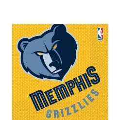 Memphis Grizzlies Lunch Napkins 16ct