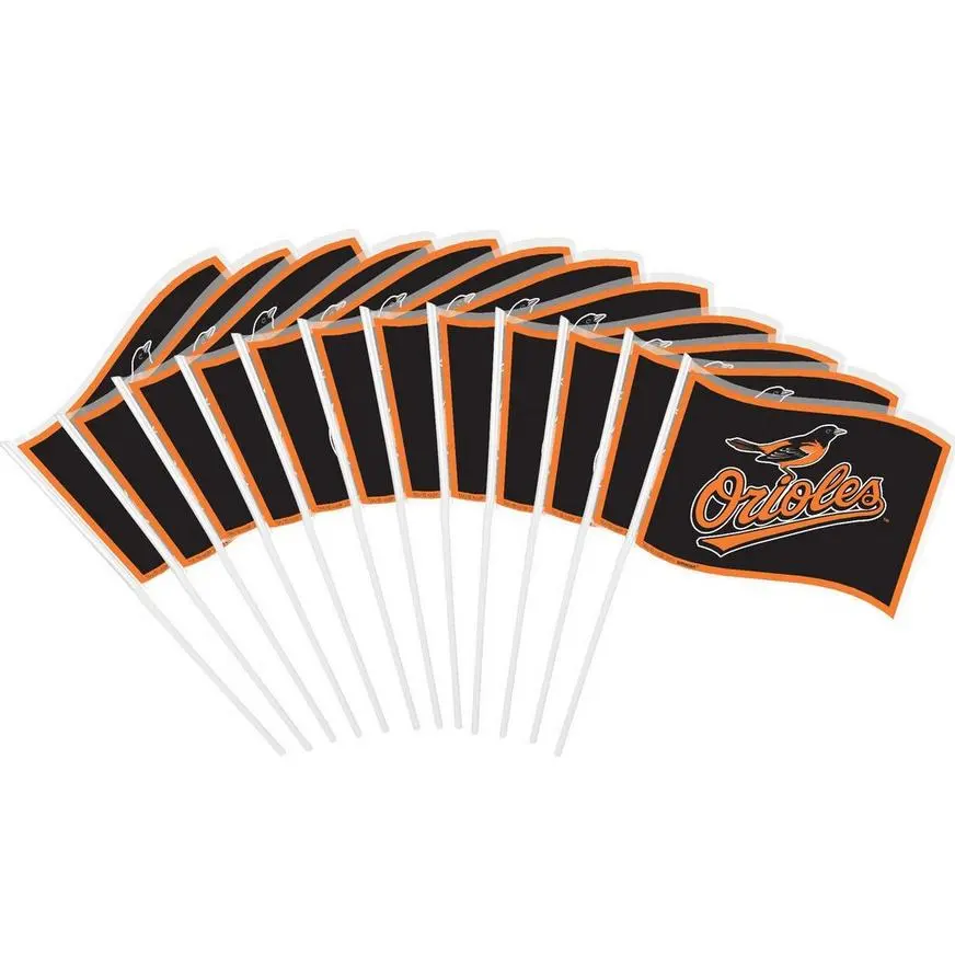 Baltimore Orioles Mini Flags 12ct