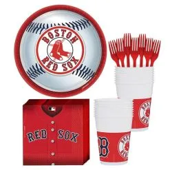Boston Red Sox Party Kit For 18 Guests