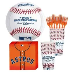 Houston Astros Party Kit For 16 Guests