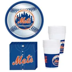 New York Mets Party Kit For 18 Guests