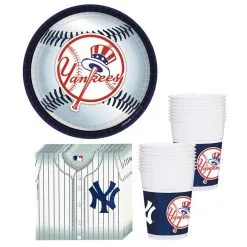 New York Yankees Party Kit For 18 Guests