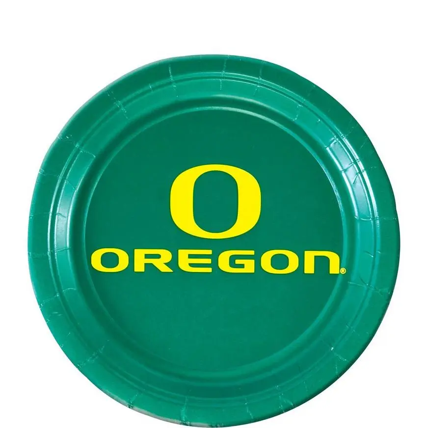 Oregon Ducks Dessert Plates 12ct