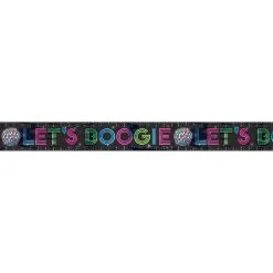 Disco 70s Foil Banner