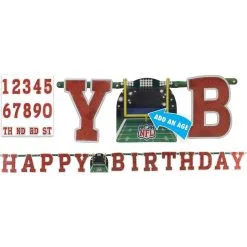 NFL Drive Birthday Banner