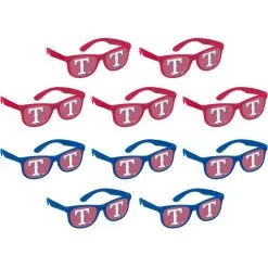 Texas Rangers Printed Glasses 10ct