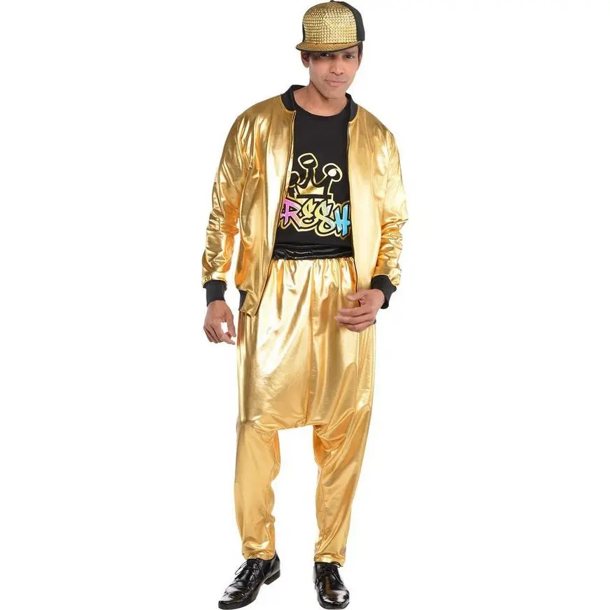 Gold Hip Hop Track Jacket - Image 3