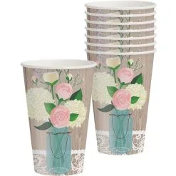 Rustic Wedding Cups 8ct