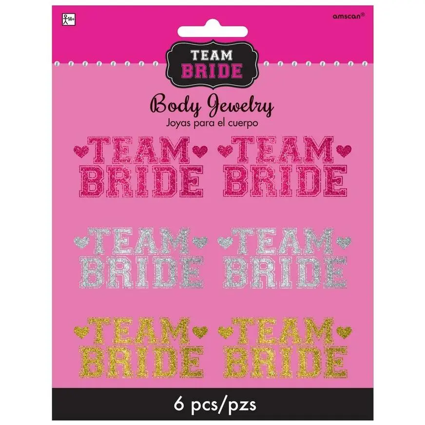 Team Bride Body Jewelry 6ct - Image 2