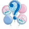 2018-07-20 23:59:30 Gender Reveal Balloon Bouquet 5pc