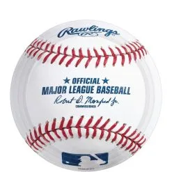MLB Baseball Paper Dessert Plates, 7in, 8ct
