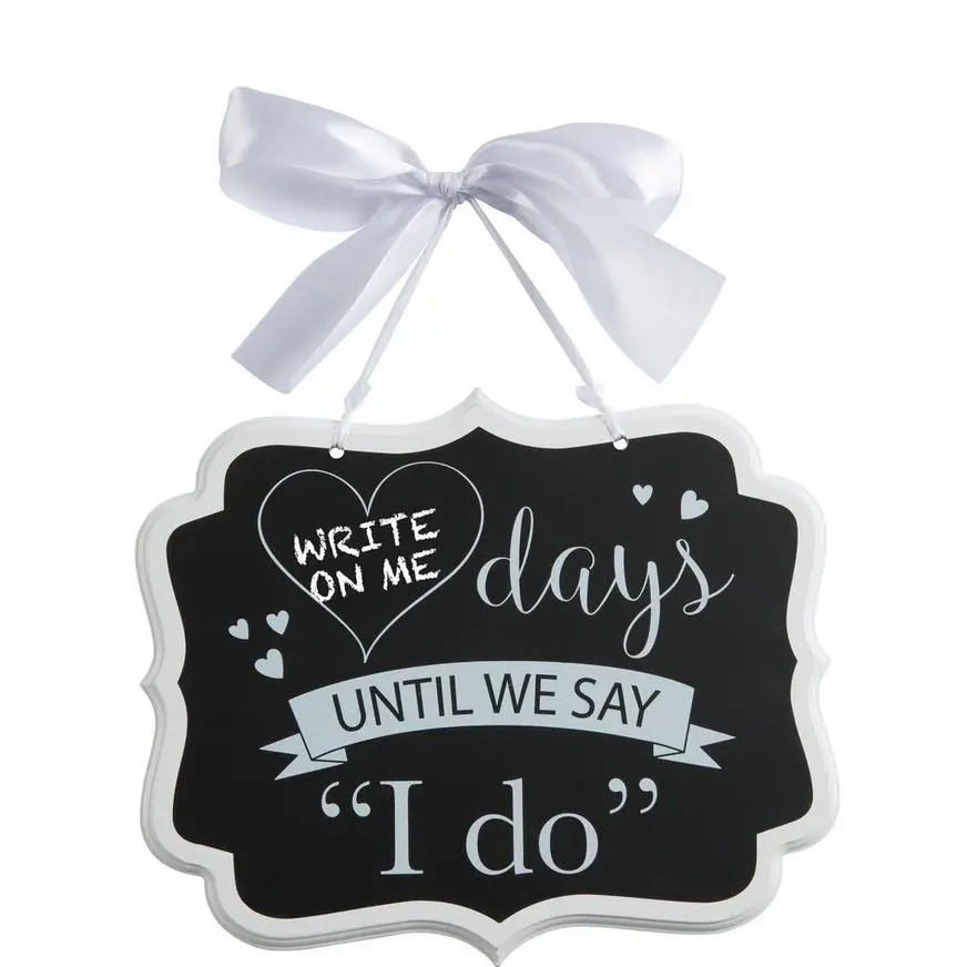 Wedding Countdown Chalkboard Sign - Image 2