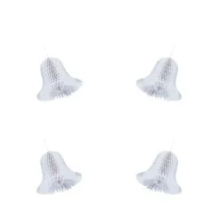 Mini Honeycomb Wedding Bells 4ct