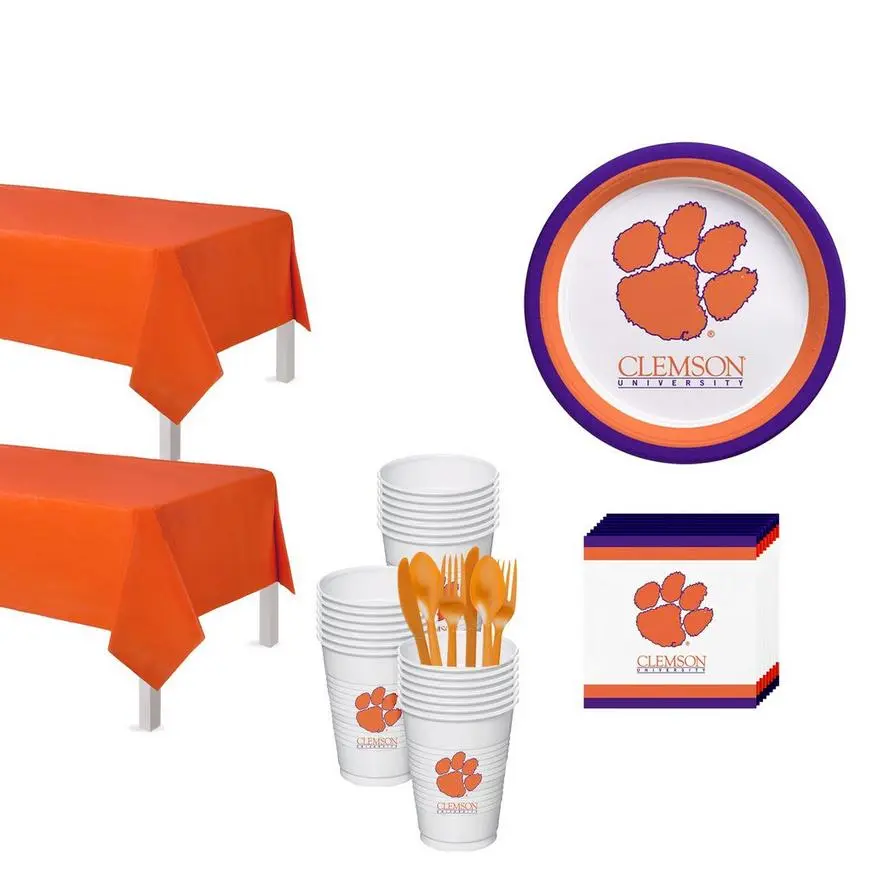Clemson Tigers Party Kit For 40 Guests