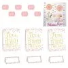 AMSCAN Sparkling Pink Bridal Shower Buffet Decorating Kit 23pc
