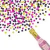 AMSCAN Glitter Pink Champagne Bottle Confetti Popper