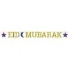 AMSCAN Glitter Eid Mubarak Letter Banner