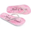 Lillian Rose Adult Large Pink Maid Of Honor Flip Flops