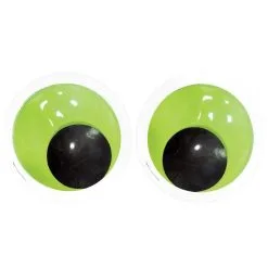 AMSCAN Giant Green Googly Eyes Photo Booth Props 2ct