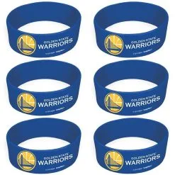 Golden State Warriors Wristbands 6ct