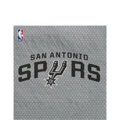 San Antonio Spurs Paper Lunch Napkins, 6.5in, 16ct - NBA