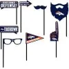 Denver Broncos Photo Booth Props 9ct