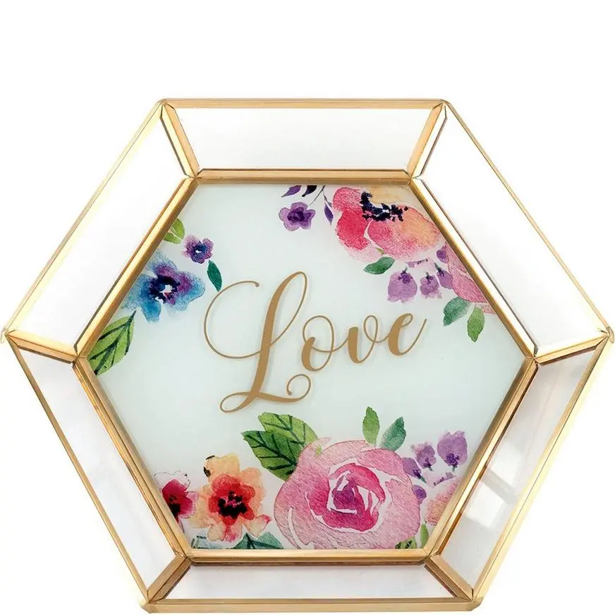 Lillian Rose Floral Love Trinket Dish