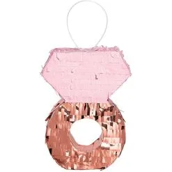 Mini Blush & Rose Gold Diamond Pinata