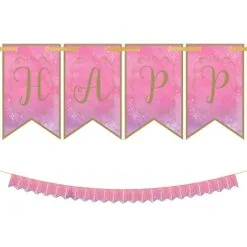 Disney Once Upon A Time Birthday Pennant Banner