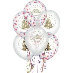 6ct, Disney Once Upon A Time Confetti Balloons