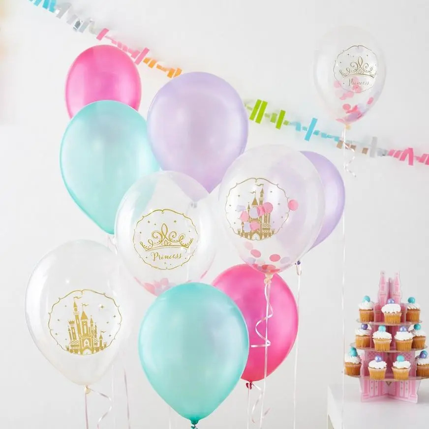 6ct, Disney Once Upon A Time Confetti Balloons - Image 4