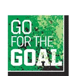Goal Getter Soccer Lunch Napkins 36ct