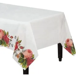 Party City Pop Blush Rose Paper Table Cover