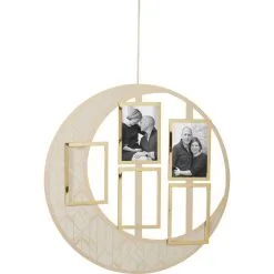 Party City Customizable Metallic Gold & White Photo Decoration