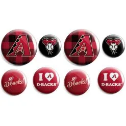 Arizona Diamondbacks Buttons 8ct