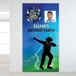 Custom Battle Royal Photo Backdrop