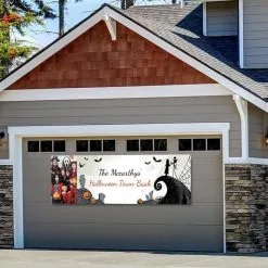 Custom Nightmare Before Christmas Photo Horizontal Banner