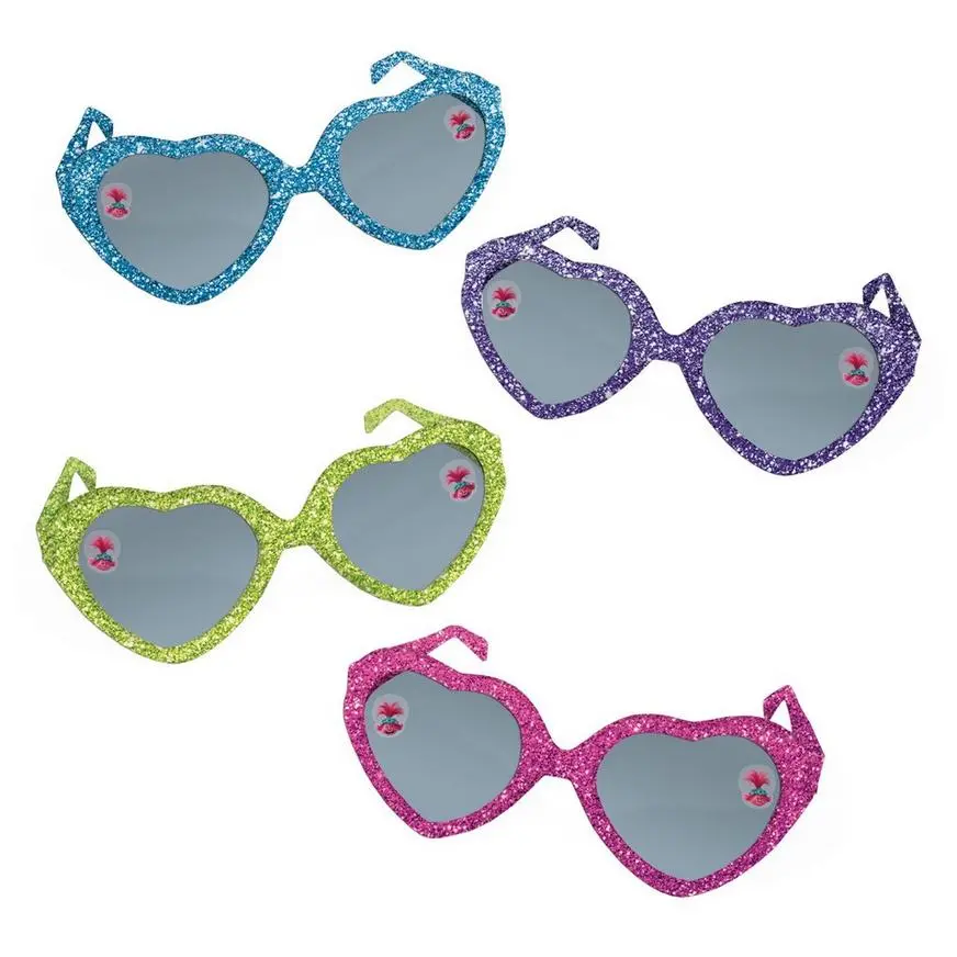 Glitter Trolls World Tour Sunglasses 8ct