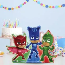 PJ Masks Centerpiece Cardboard Cutout, 16in X 11in
